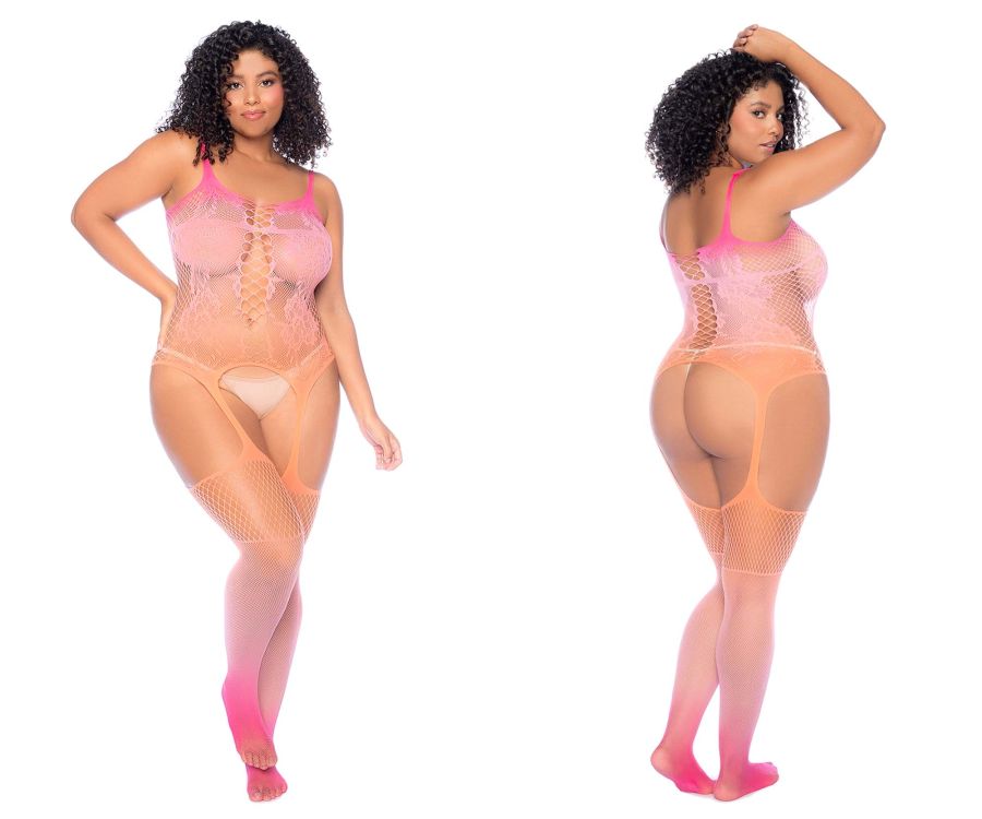 Floral Ombre Bodystocking