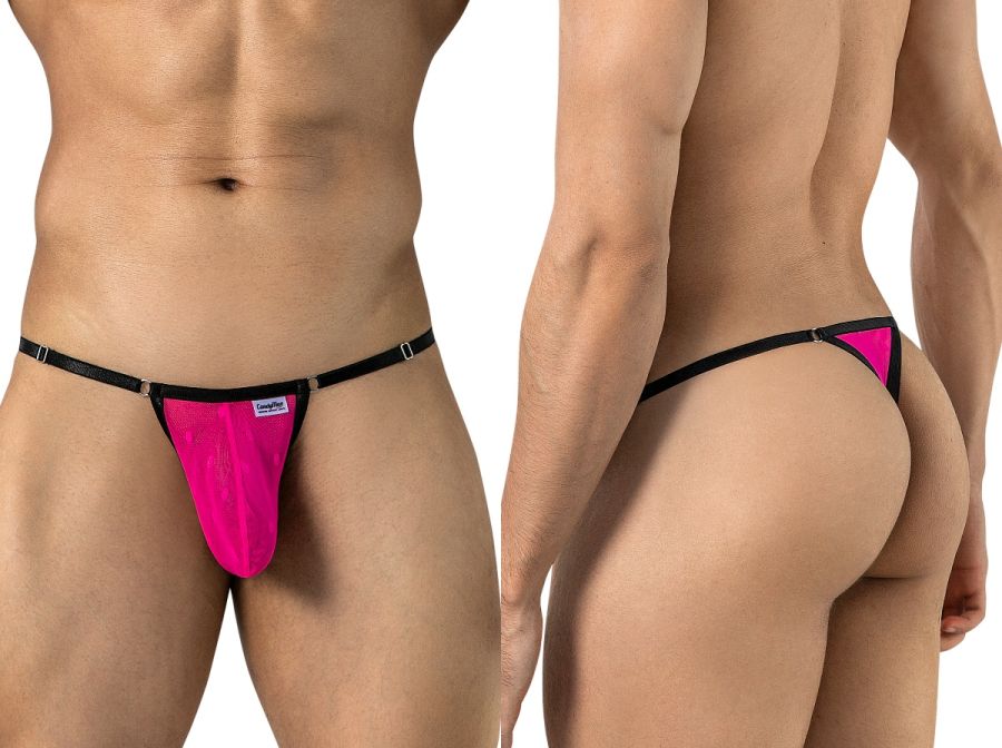 CandyMan Men's Mesh Thongs mesh fabric with a lightweight, comfortable design