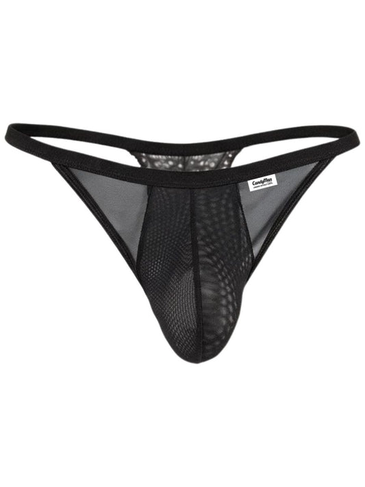 Mesh-Lace Thongs