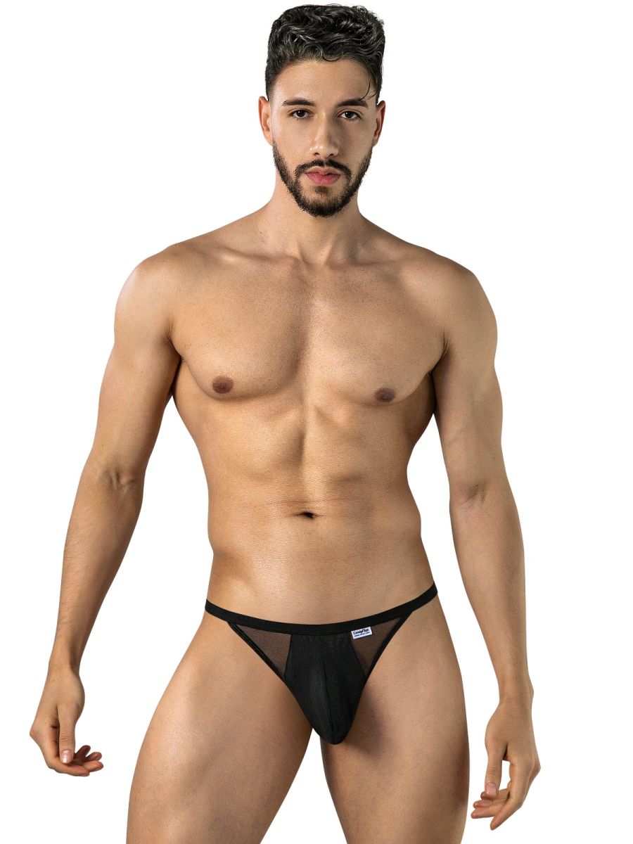 Mesh-Lace Thongs
