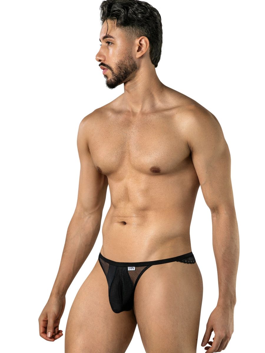 Mesh-Lace Thongs