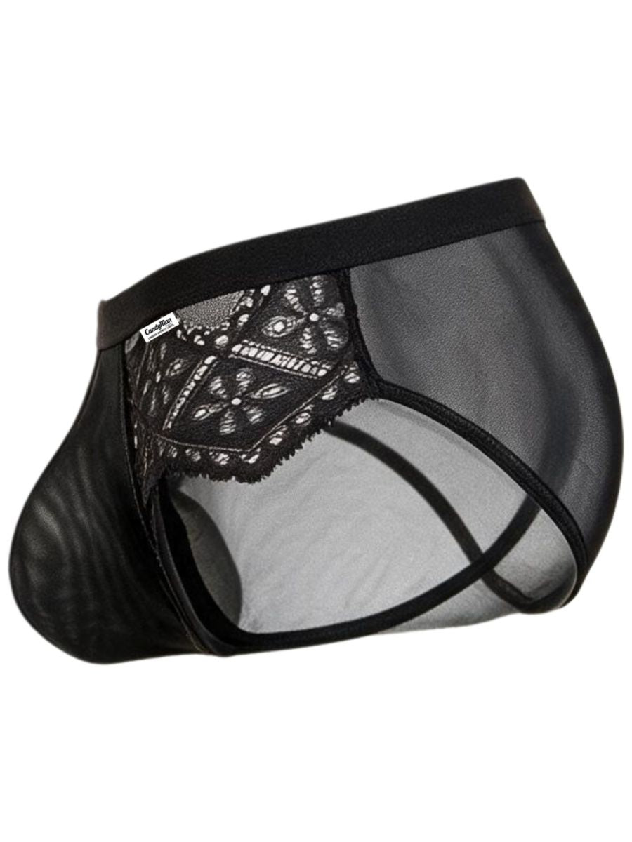 Mesh-Lace Briefs