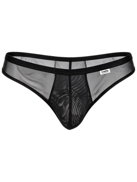 Mesh-Lace Thongs