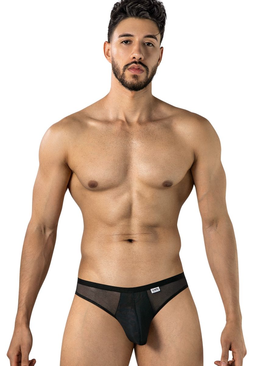 Mesh-Lace Thongs