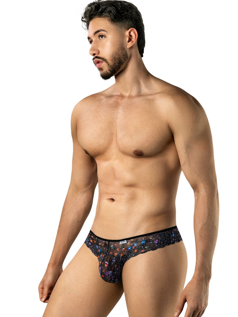 Printed Mesh Thongs