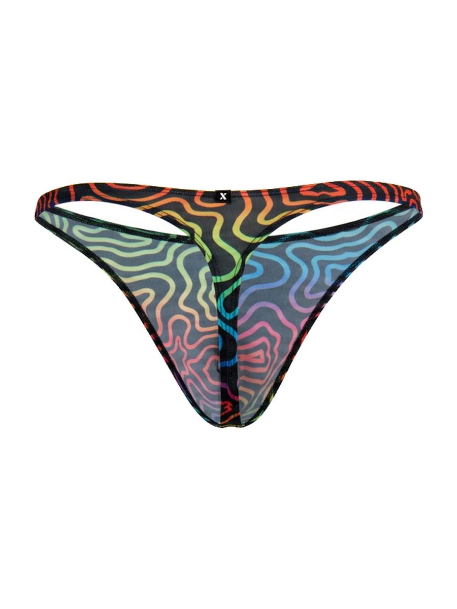 Printed Microfiber Thongs
