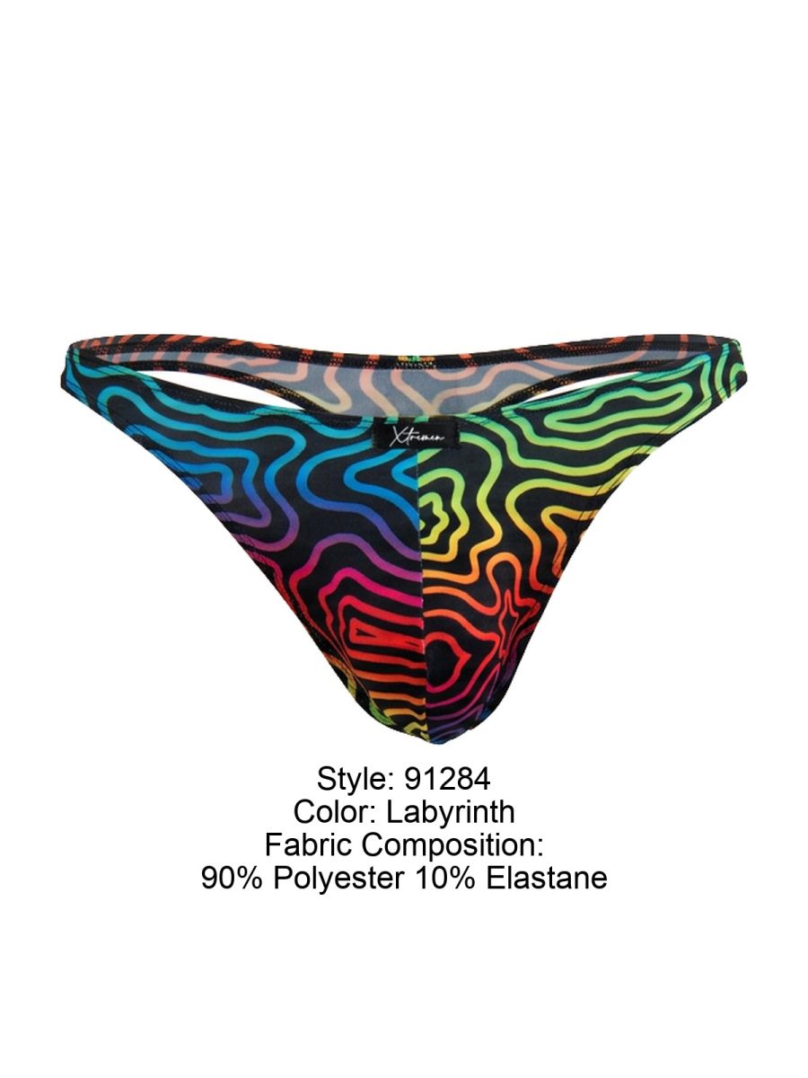 Printed Microfiber Thongs