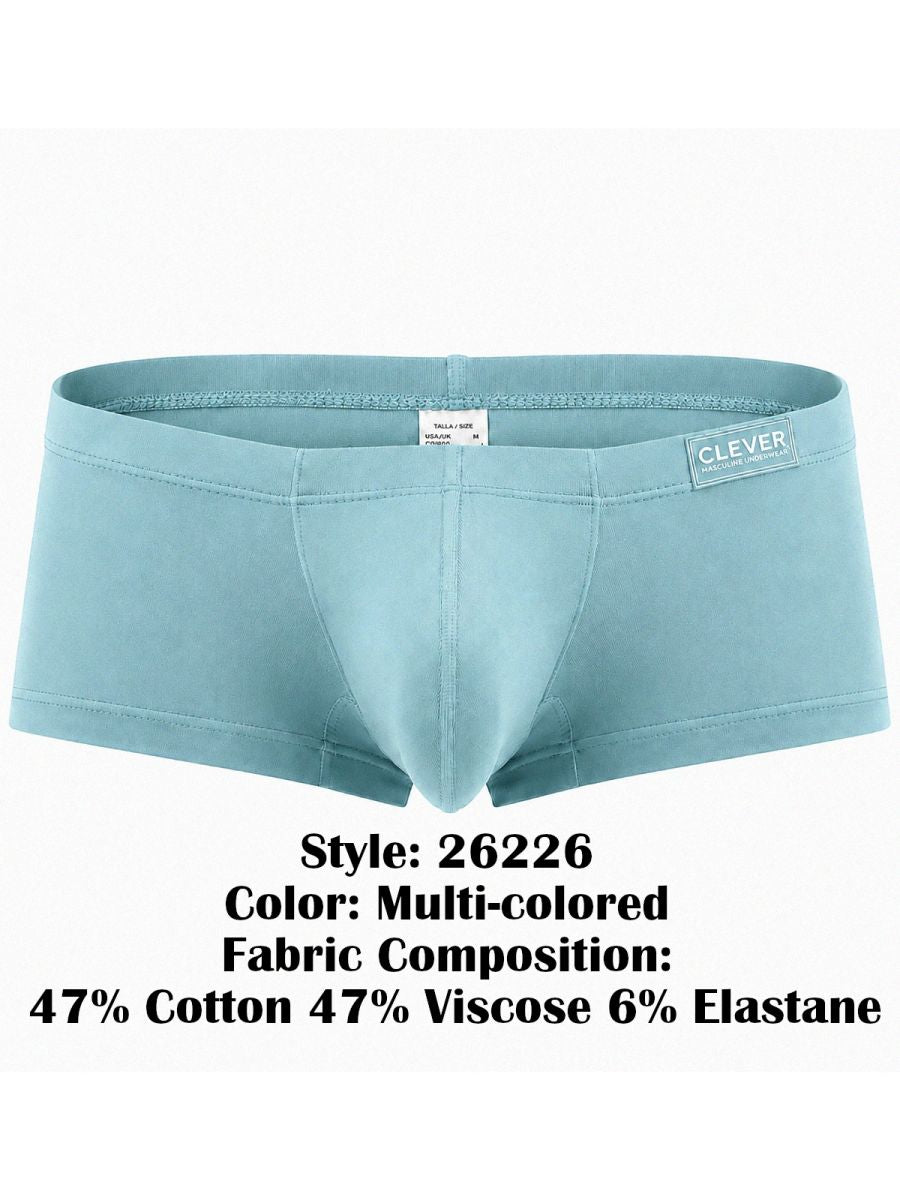Clever 3PK Australian Latin Trunks low rise cut men's underwear