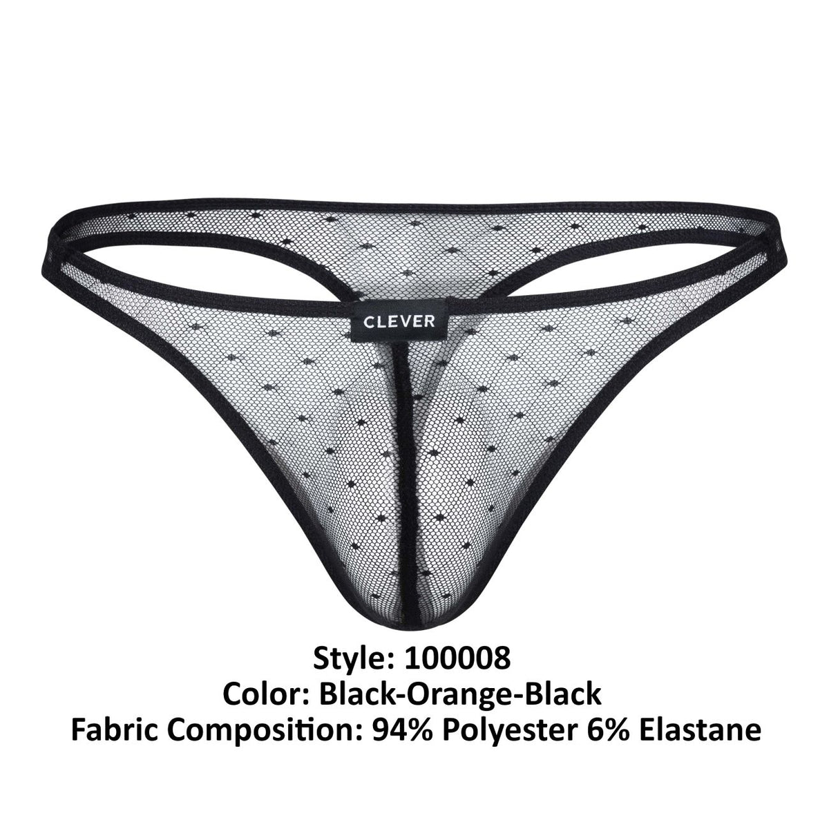 3-Pack CLEVER Sheer & Bold Thong Set