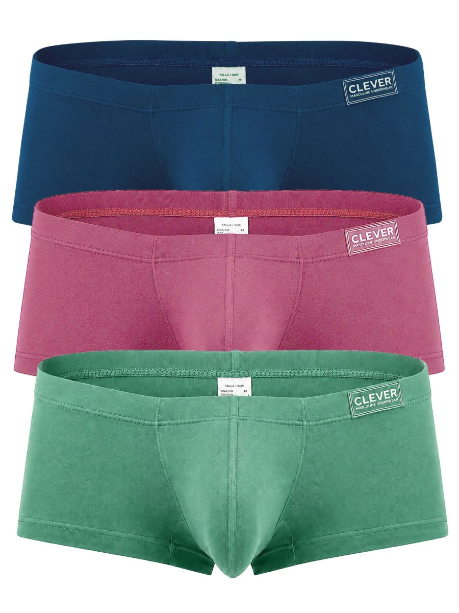 3PK Australian Men's Latin Trunks Underwear Multi Color