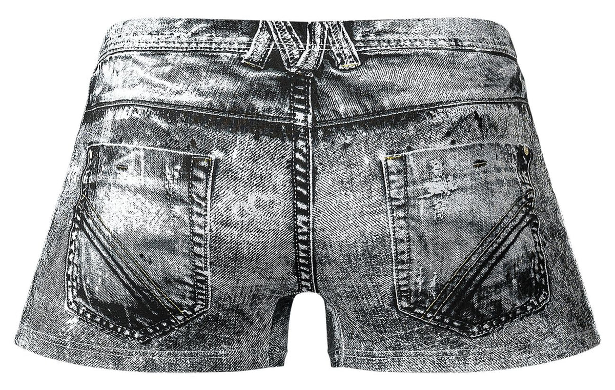 Dirty Denim Mini Short