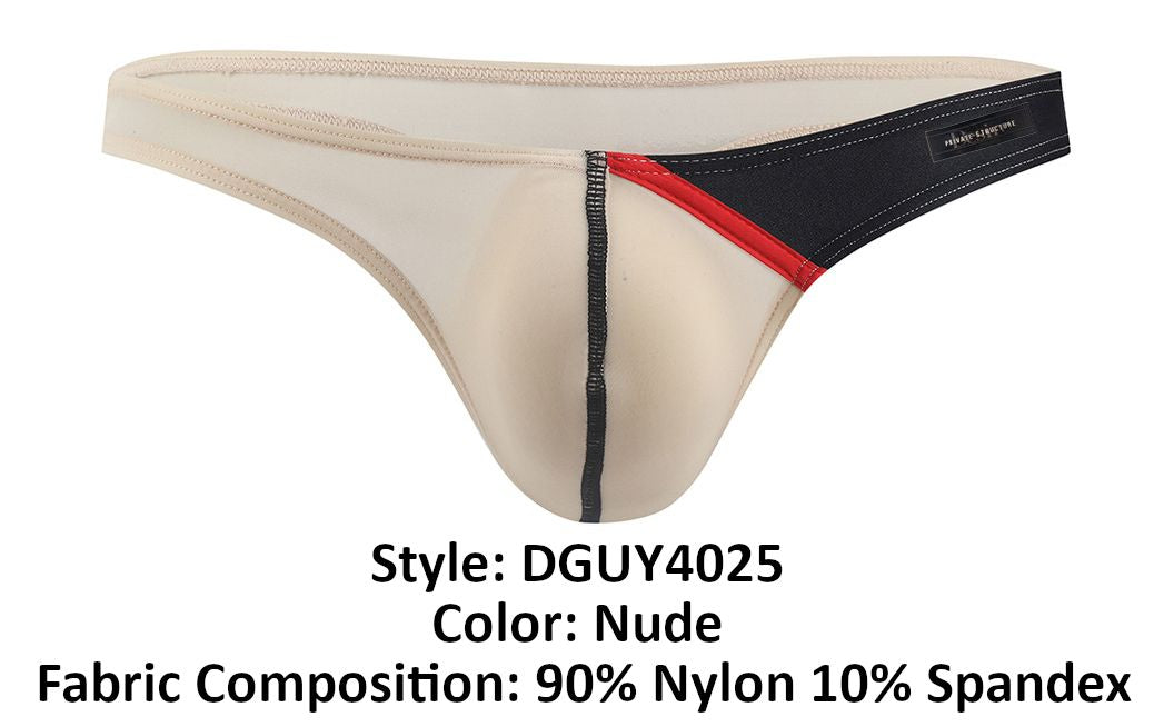 Private Structure DGUY4025 Desire Glaze G-String Color Nude