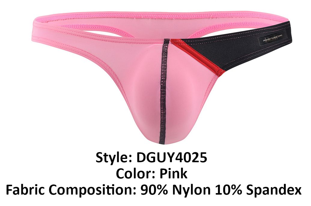 Private Structure DGUY4025 Desire Glaze G-String Color Pink