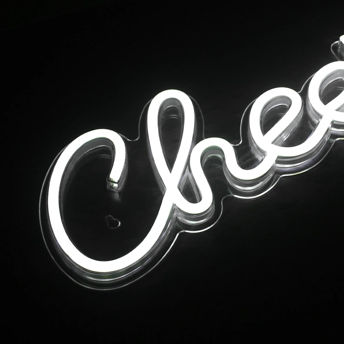 LED Neon Cheers Signs Luminous Lettering Suitable For Home Bar Decoration Moulded Acrylic Neon Wall Signs Birthday Party Lights