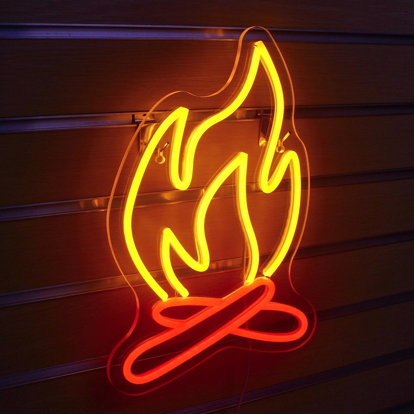 Fire Neon Sign for Wall Decor USB Light Up Signs for Bedroom Beer Bar Neon Sign Man Cave Game Room Birthday Party Decor Gift