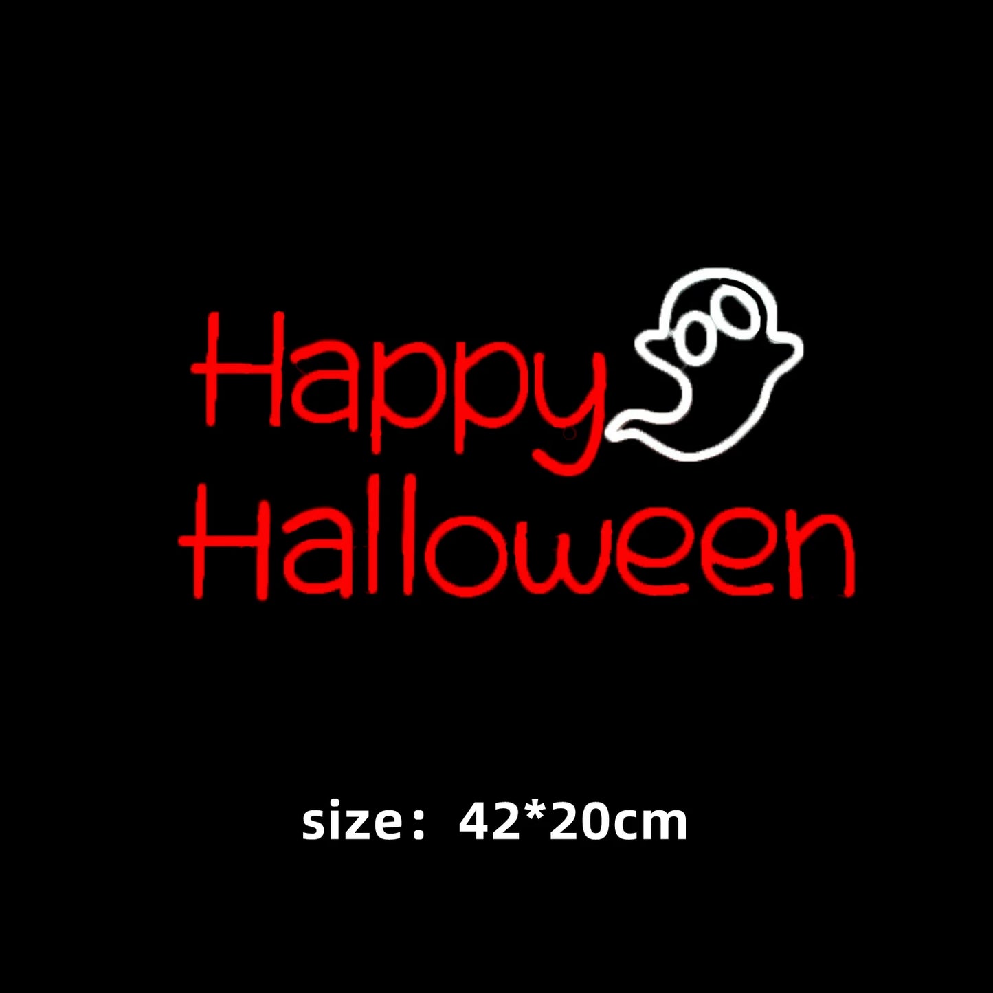 Halloween Neon Sign Halloween Funky Party Til We Are Ghosts LED Light Halloween Neon Sign Spooky Atmosphere Wall Decorations