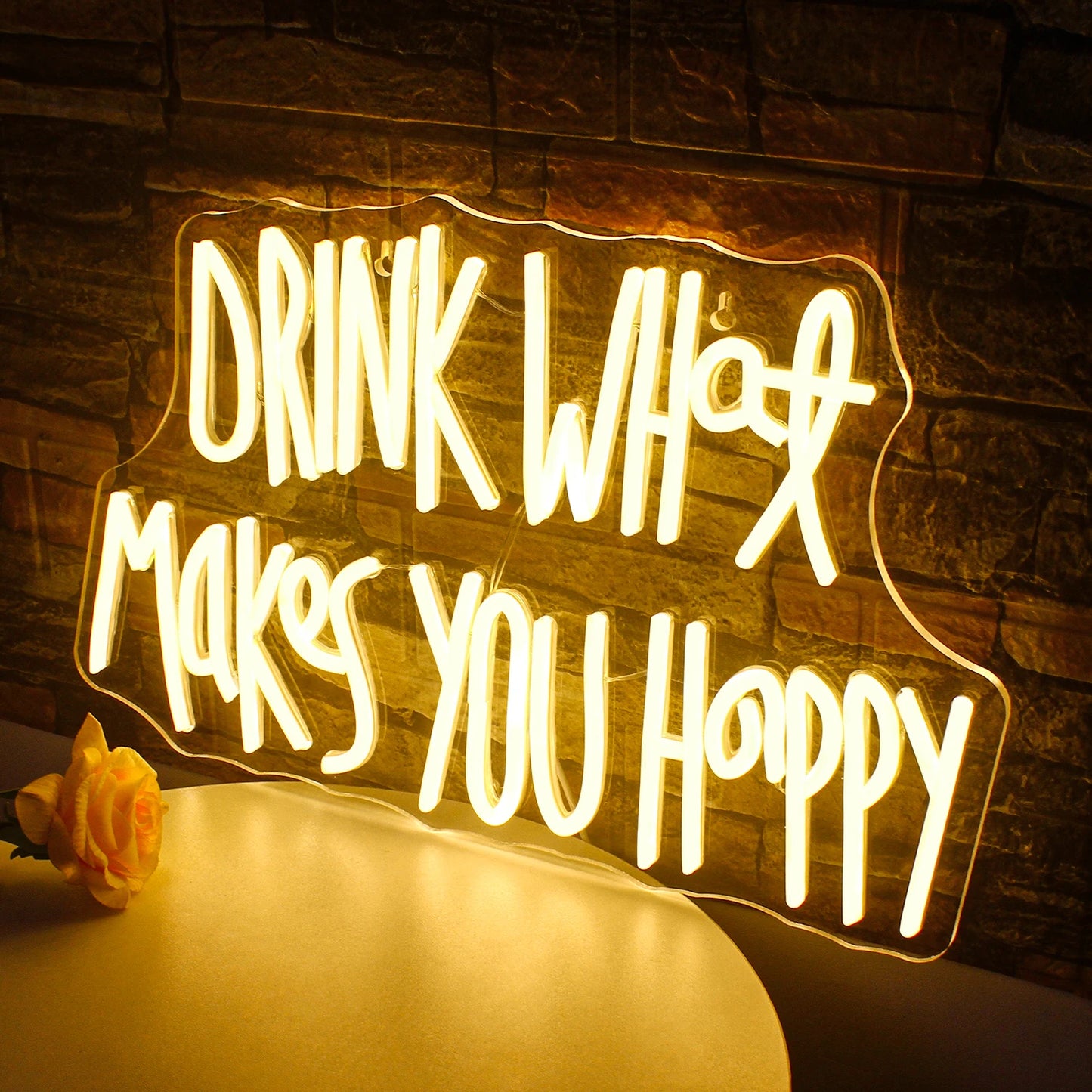 Neon Sign for Wall Decor Drinking Neon USB Bar Sign for Home Bar Decor LED Sign Beer Neon Sign Restaurant Bistro Party man cave