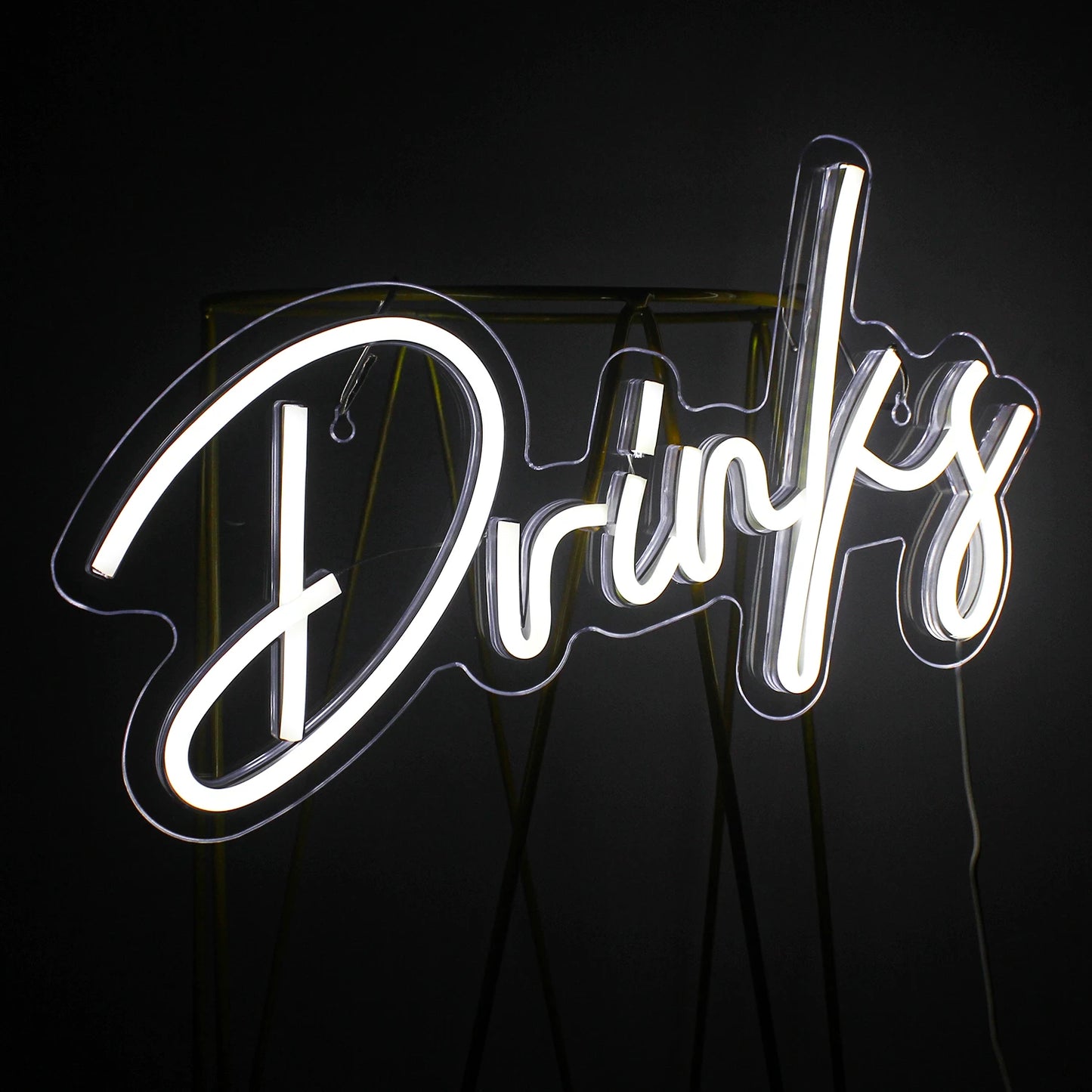 Drink Neon Sign LED Room Wall Decor USB Powered Acrylic Hanging With Switch For Party Bar Pub Cafe Man Cave Beverage shop Decor