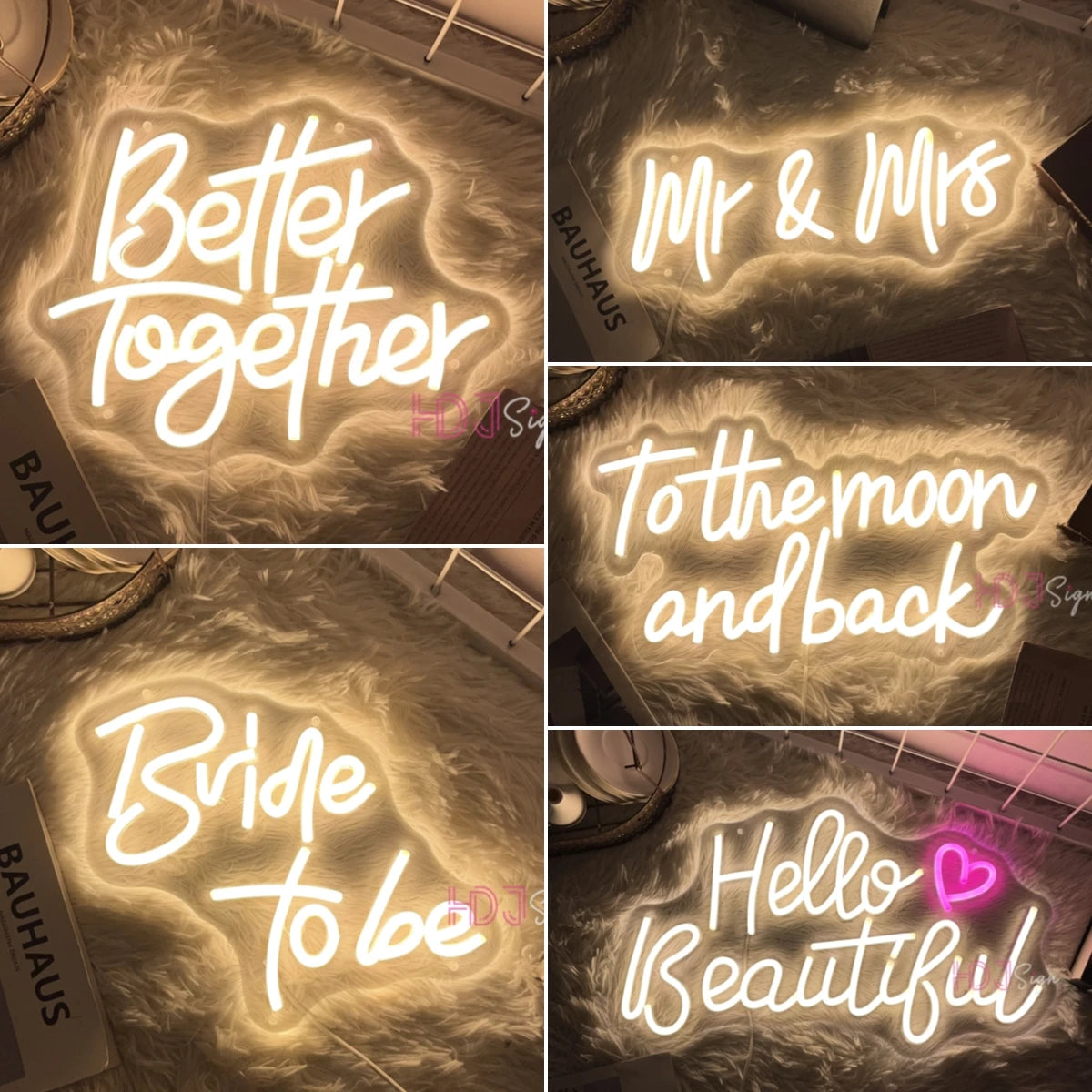 Better Together Neon Sign Wedding Decor Room Neon LED Sign Wall Deocr Bedroom Bride To Be Mr And Mrs Neon Light Party Engagement