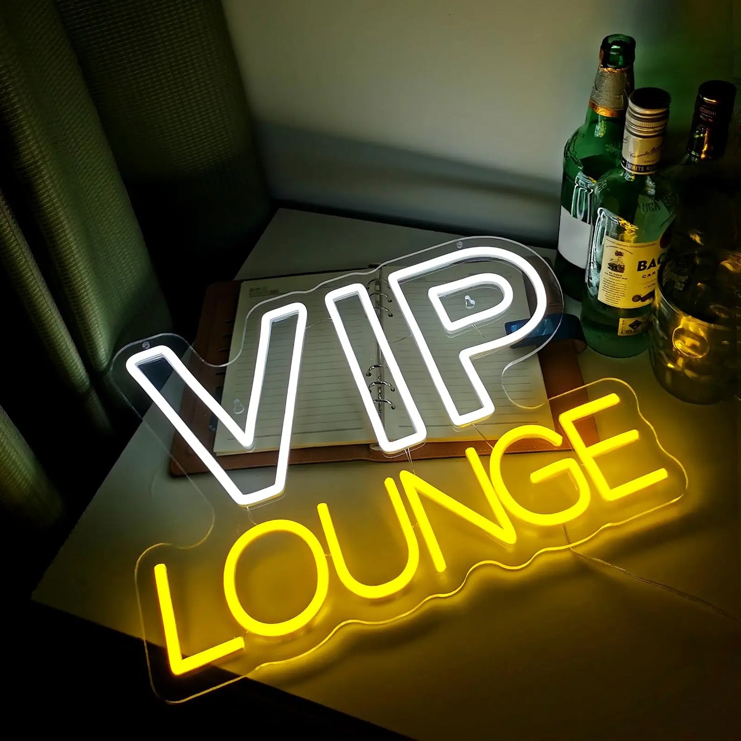 Neon sign for wall decoration, USB powered VIP neon sign room decoration, bar, hotel, café, man cave, bedroom, shop