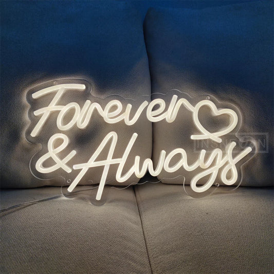 Forever Always Neon Sign Wedding Better together Neon Sign For Bedroom Party Shop Offices Mr Mrs Wall Decor Valentines Day Gifts