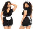 Flirty French Maid Costume Plus