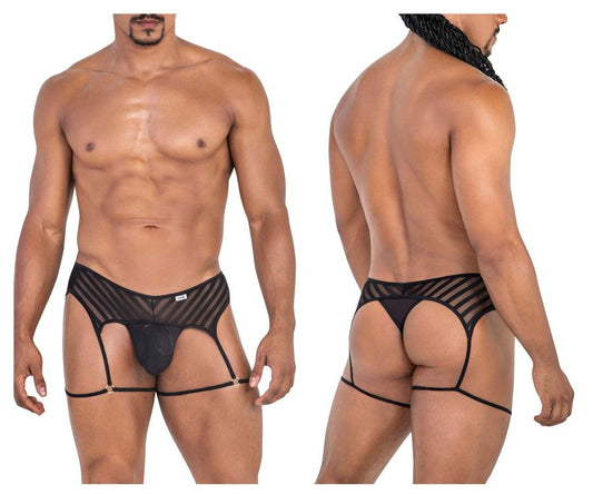 Mesh Garter Thongs