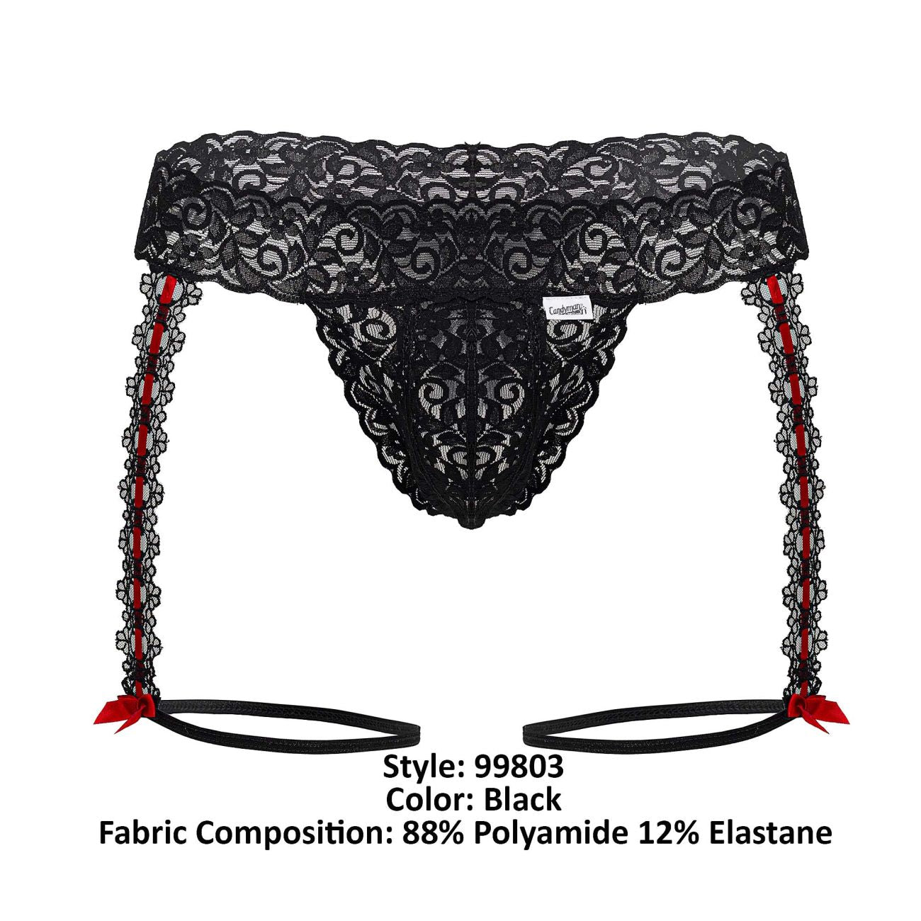 Lace Garter Thongs