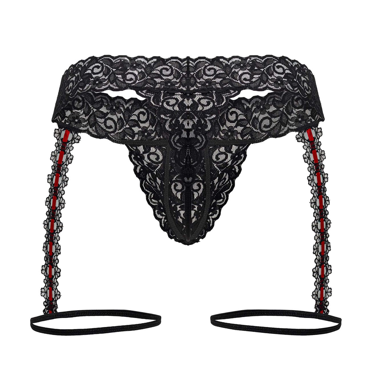 Lace Garter Thongs