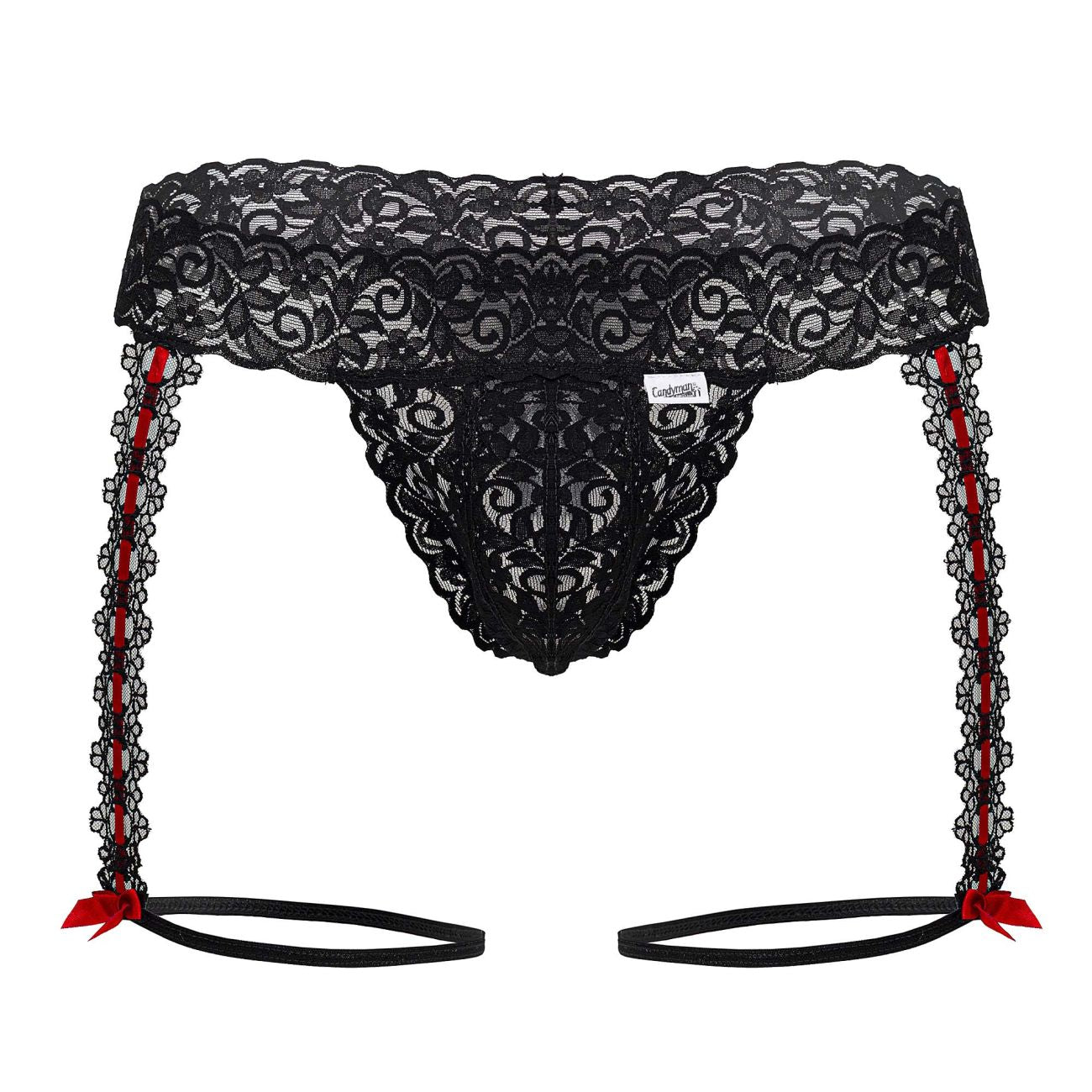 Lace Garter Thongs