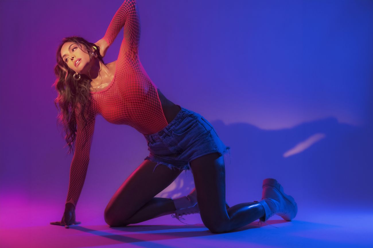 Long Sleeve Fishnet Bodysuit