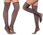 Diamond Fishnet Thigh High Stockings