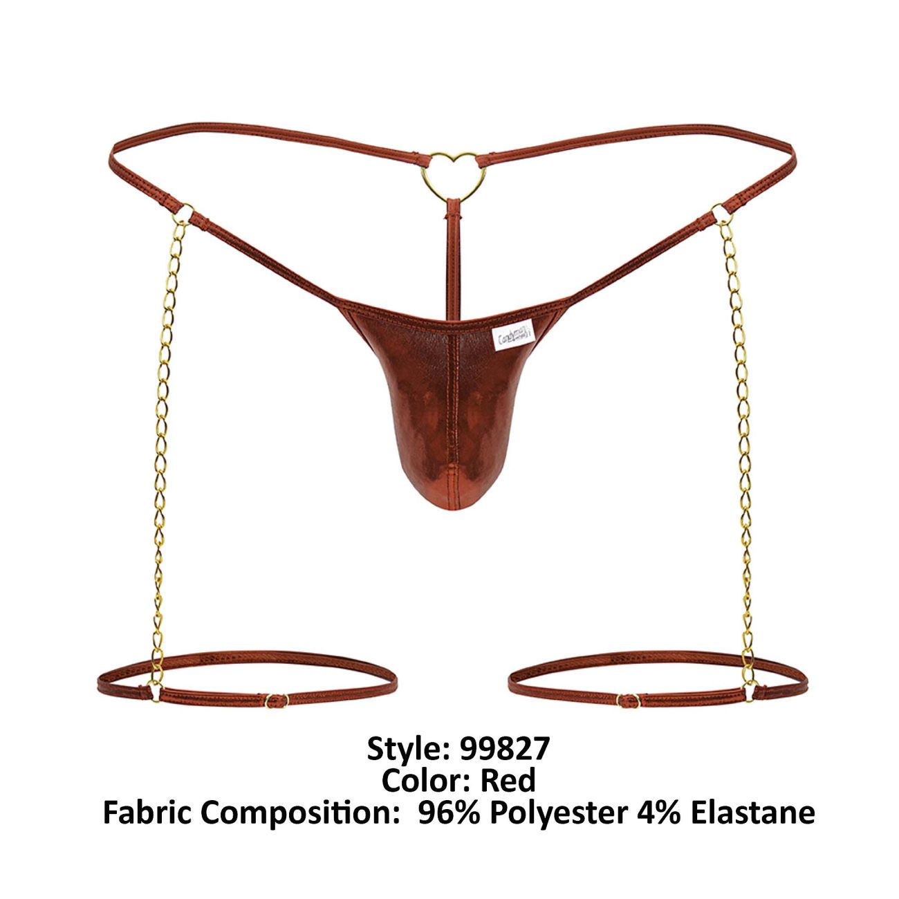 Chain-Garter Thongs