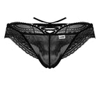 Lace-Mesh Thongs