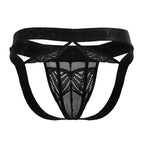 Lace-Mesh Thongs