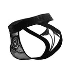 Lace-Mesh Thongs