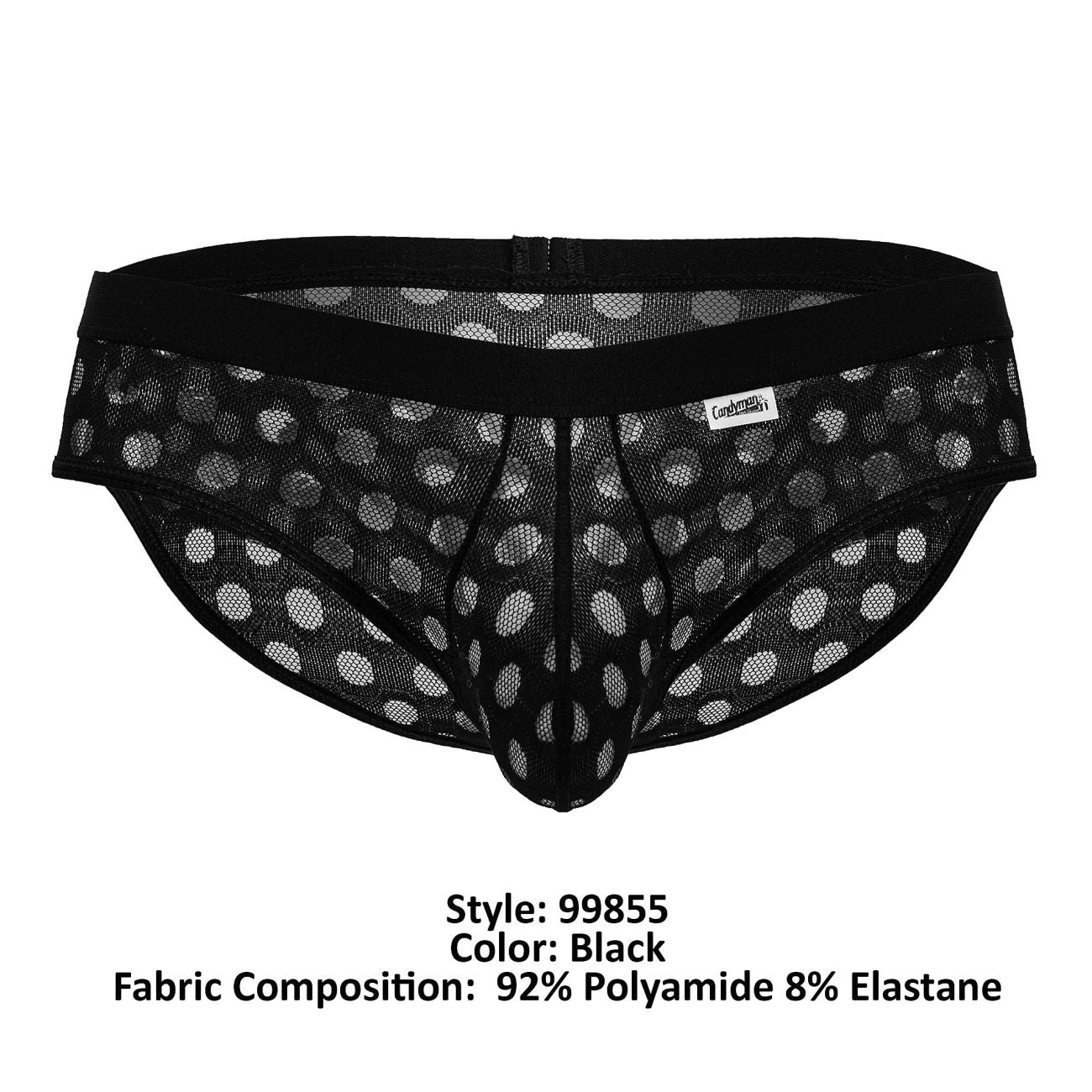 Polka Mesh Briefs