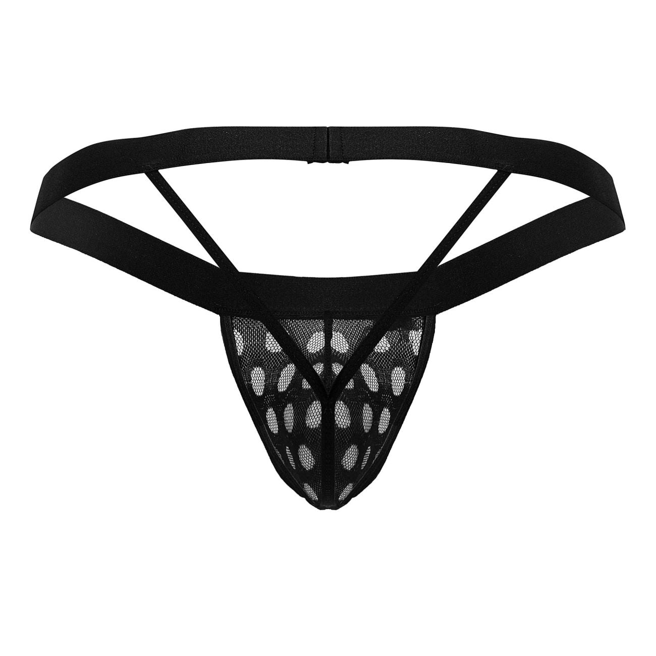 Polka Mesh Thongs