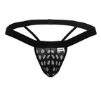 Polka Mesh Thongs