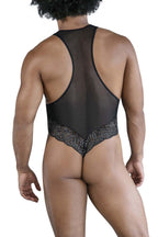 Lace-Mesh Bodysuit