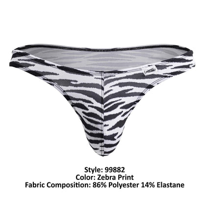 Zebra Thongs