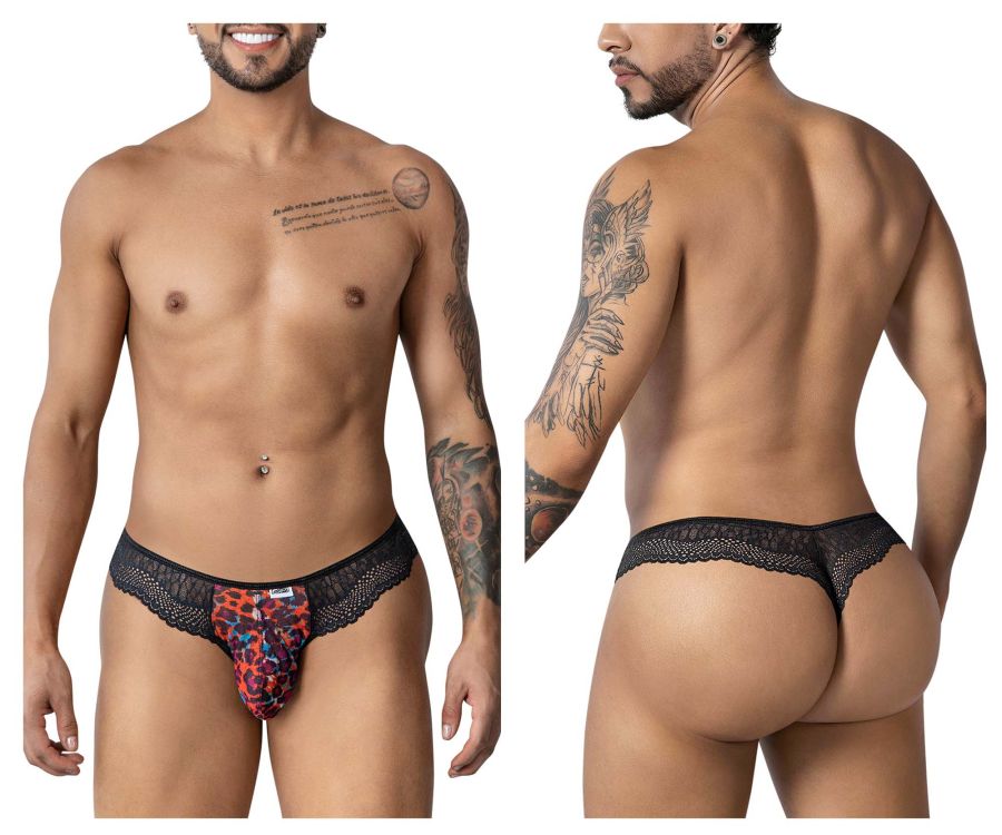 Leopard Thongs
