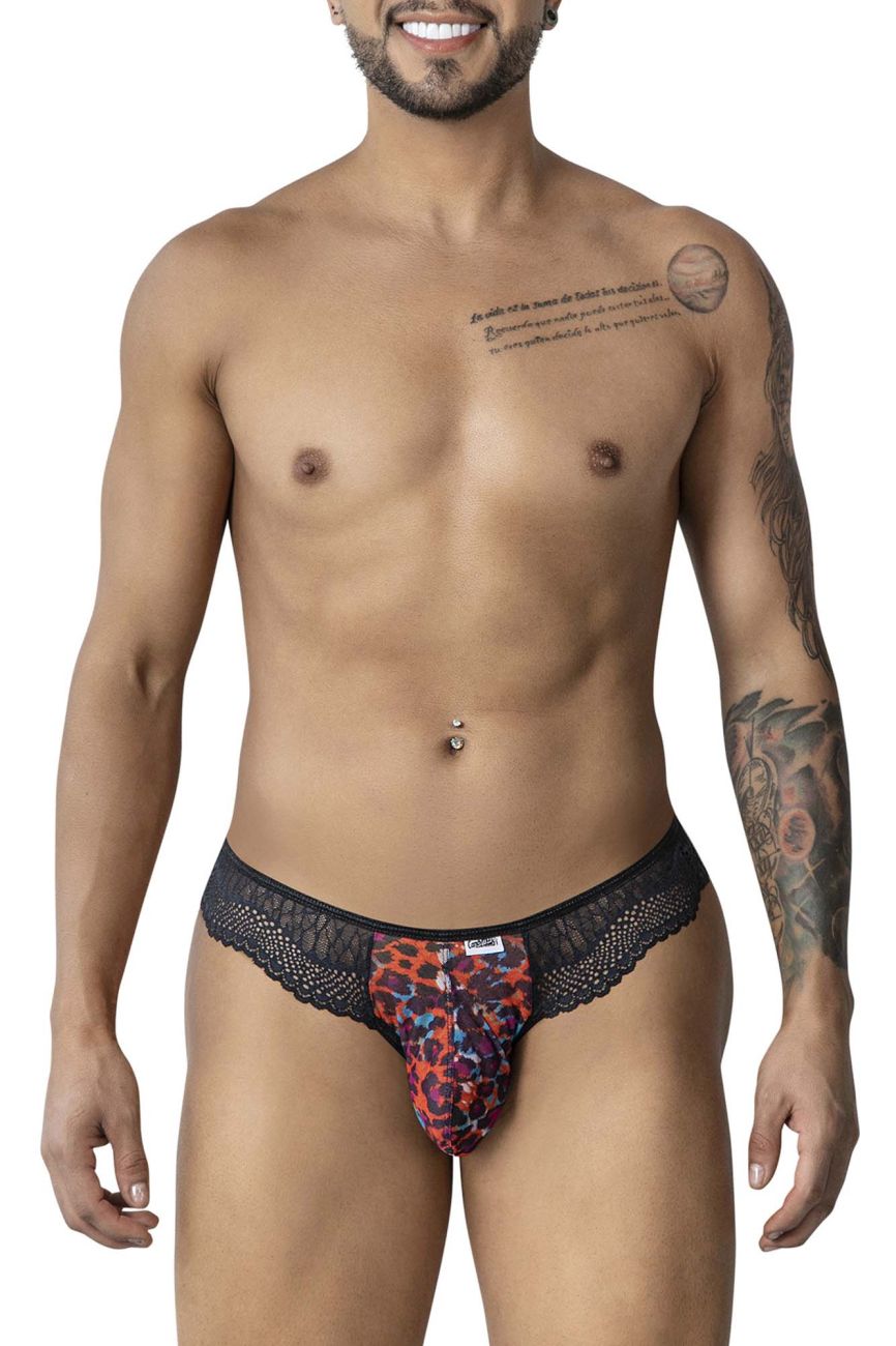 Leopard Thongs