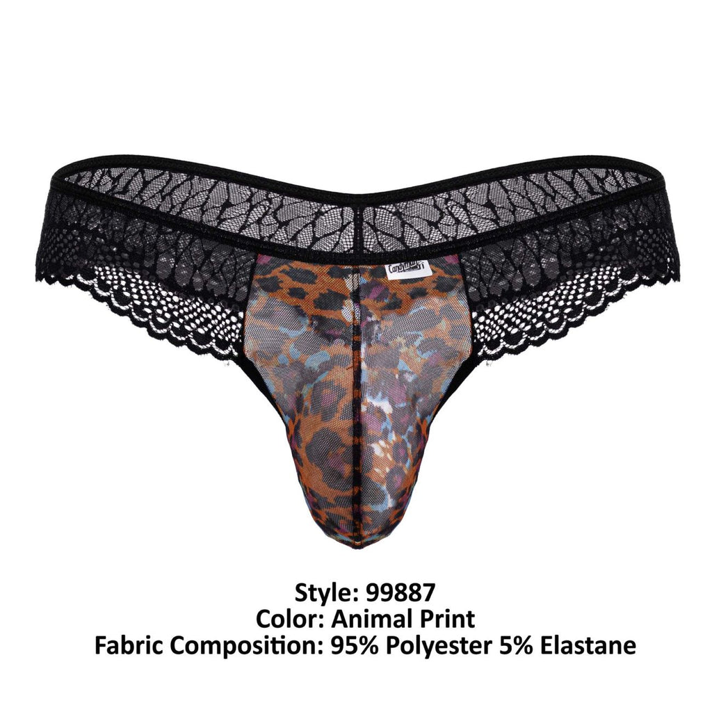 Leopard Thongs