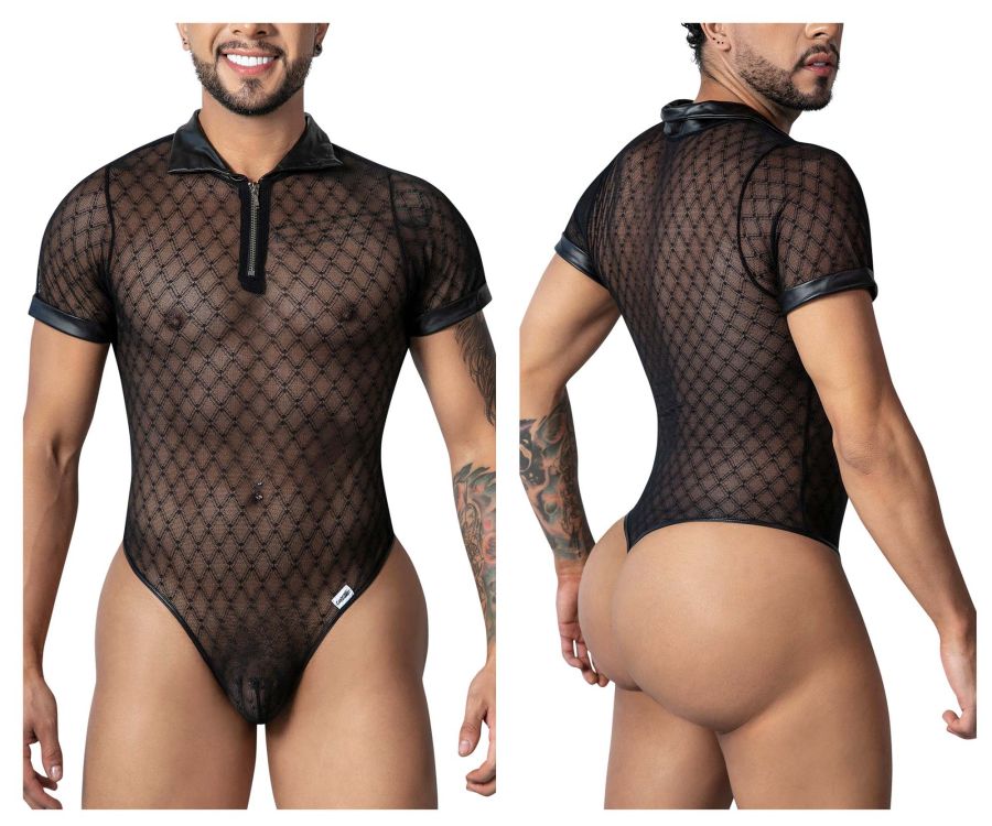 Geometric Mesh Bodysuit