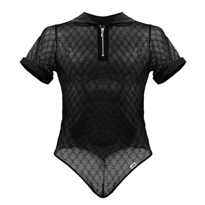 Geometric Mesh Bodysuit