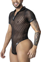 Geometric Mesh Bodysuit