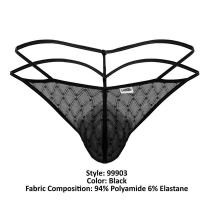 Geometric Mesh Thongs