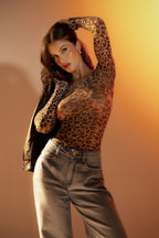 Mesh Long Sleeve Bodysuit