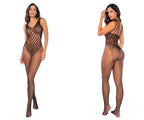 Leopard Fishnet Bodystocking